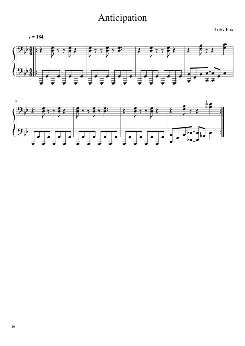 Undertale: Complete OST (101/101) (Update 160525) - piano sheet music page 10