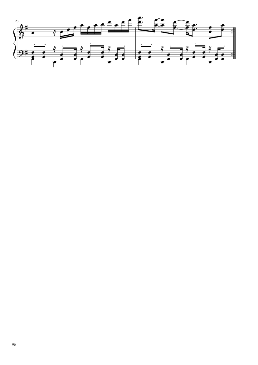 Undertale: Complete OST (101/101) (Update 160525) - piano sheet music page 96
