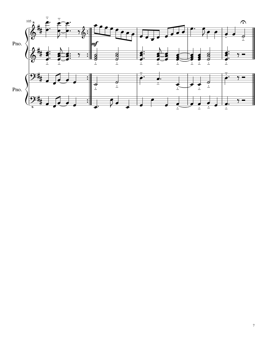 Undertale OST - Death by Glamour - piano sheet music page 7