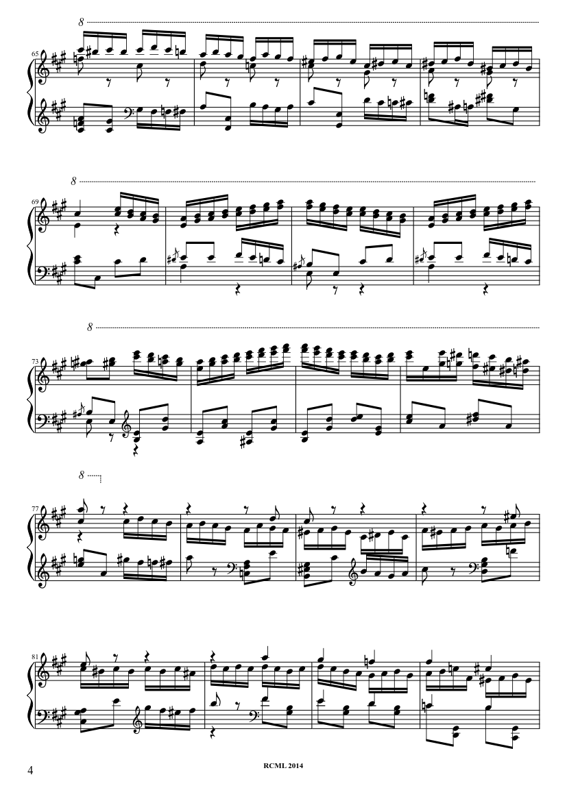 Volodos Turkish March - piano sheet music page 4