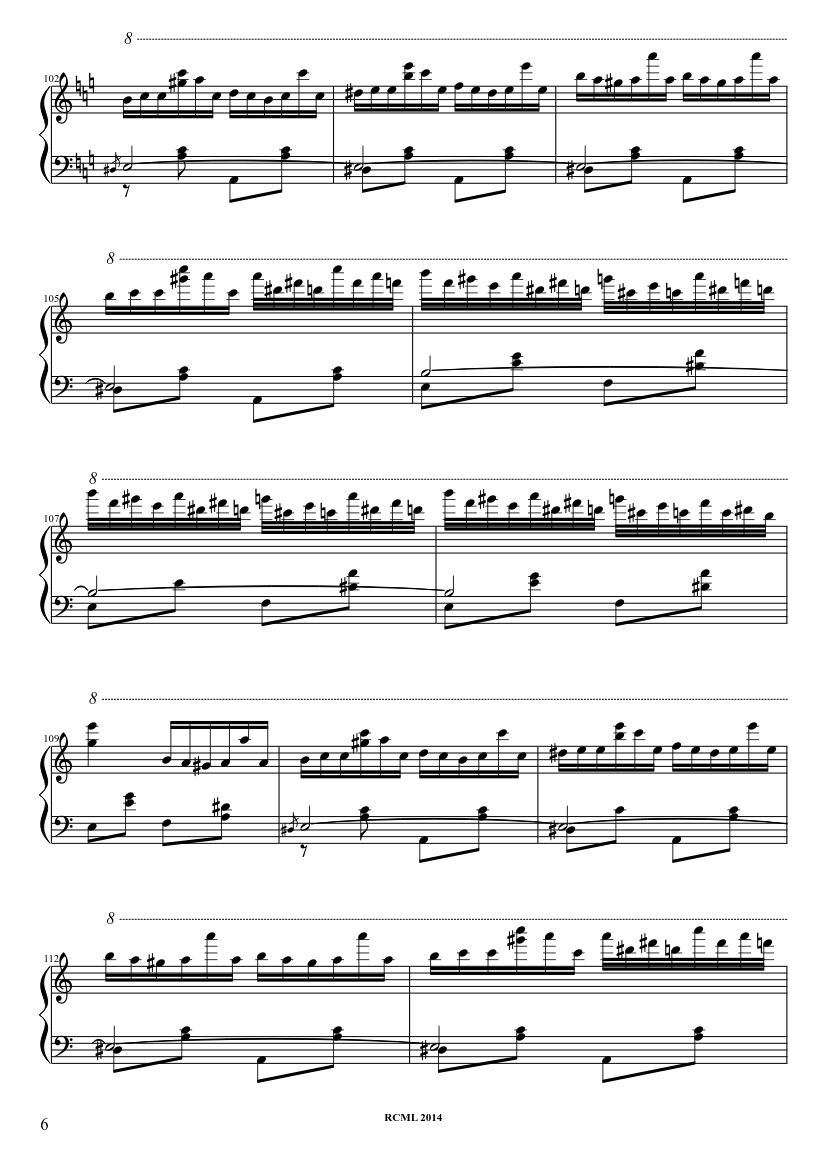 Volodos Turkish March - piano sheet music page 6
