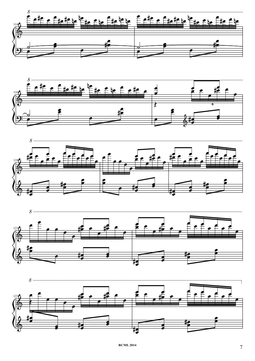 Volodos Turkish March - piano sheet music page 7