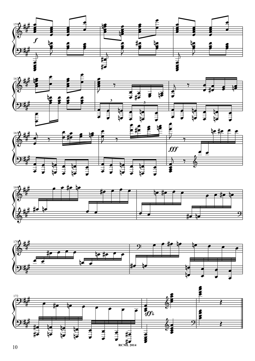 Volodos Turkish March - piano sheet music page 10